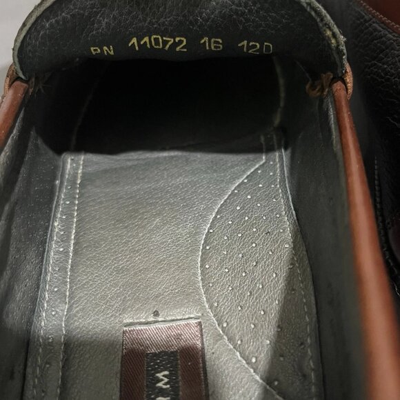 Florsheim Loafers Mens Size 12D Shoes Slip On Pebble Leather Tassel Two Tone - Picture 2 of 9